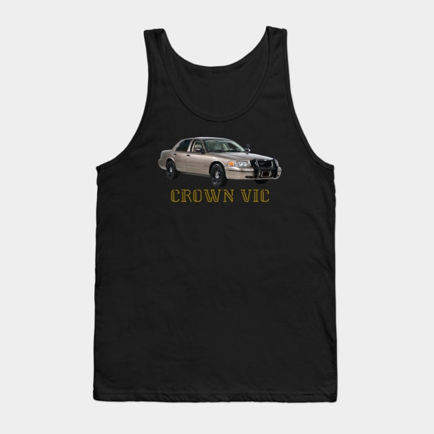 FORD CROWN VICTORIA T-SHIRT Tank Top by Cult Classics